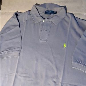 Gray Polo cotton short sleeved shirt